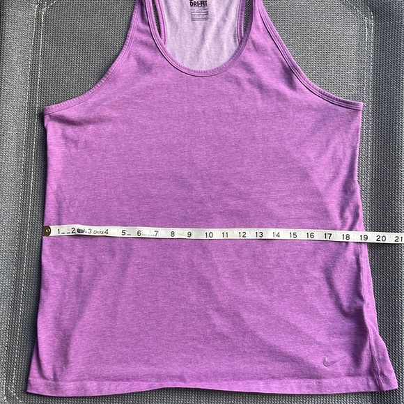 Like New Nike Dri-Fit Purple Racer-Back Tank Top - Picture 4 of 7